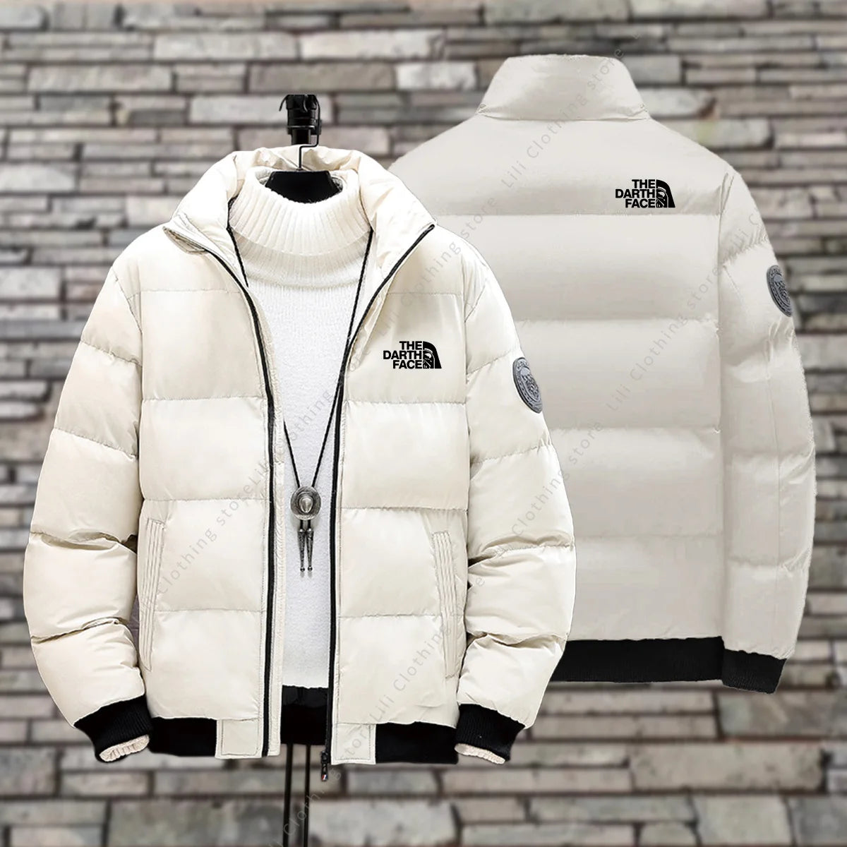 Men's Waterproof Puffer Bomber Jacket