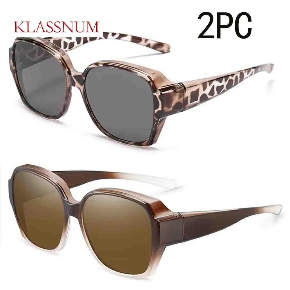 Fit-Over Polarized Wraparound Sunglasses
