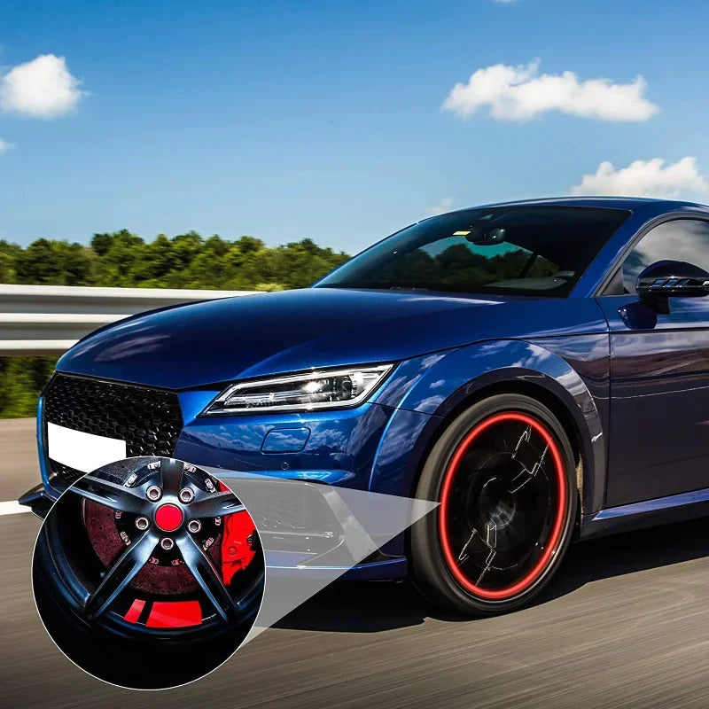 🛞 Reflective Wheel Rim Stripe Stickers