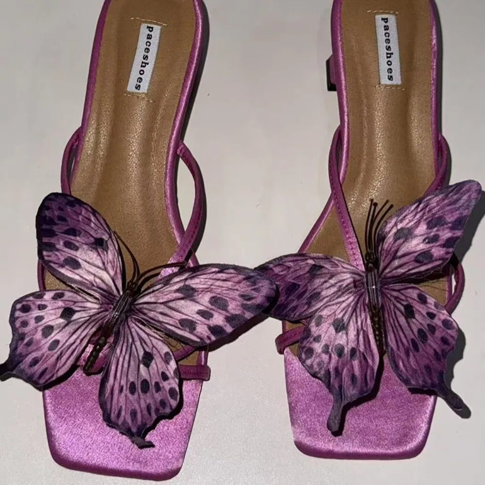 Butterfly Flower Shoe Buckle Clips