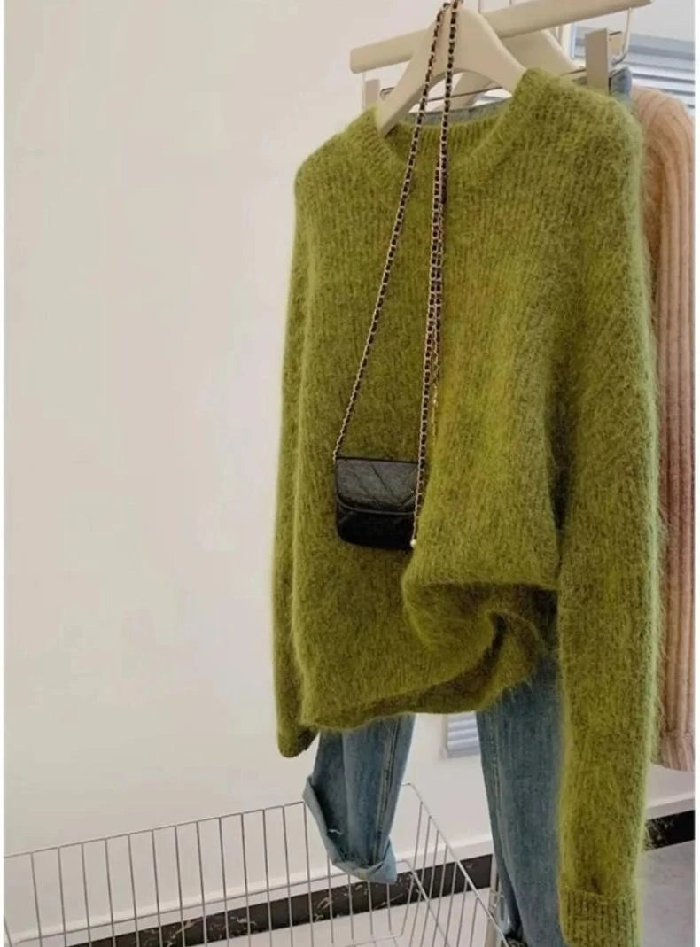 Thick Warm Crew Neck Sweater