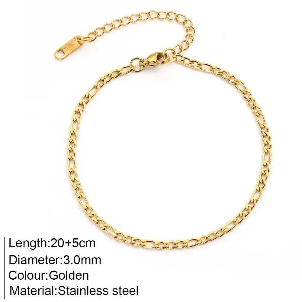 ✨ Stainless Steel Beach Anklet Jewelry