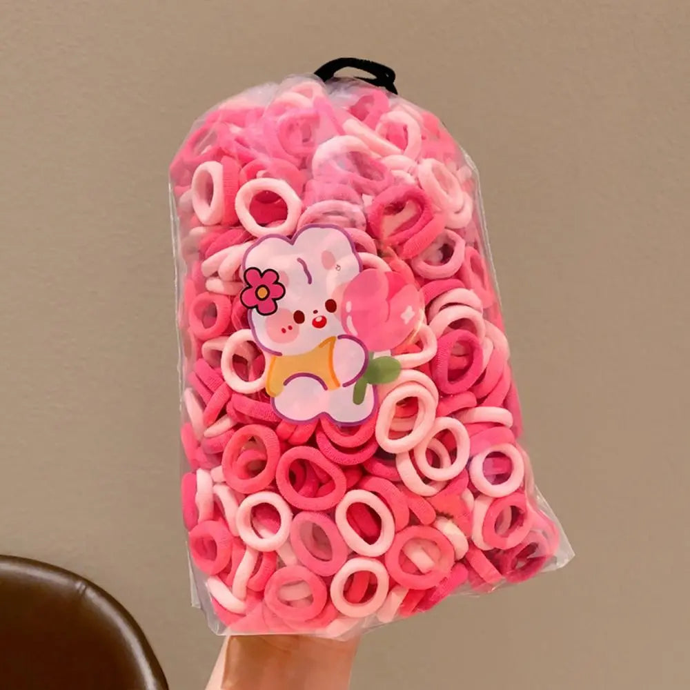 Kids Mini Hair Ties – 100 Pcs