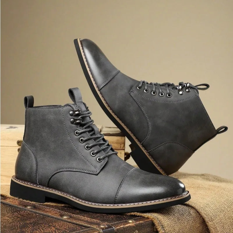 Men's Leather Chelsea Ankle Boots