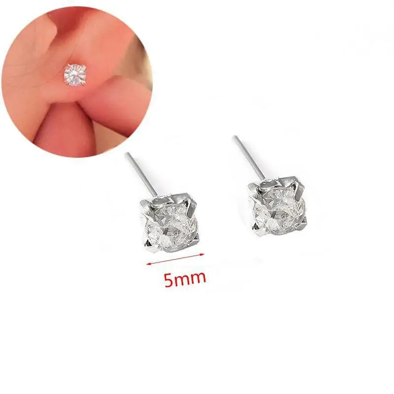 Zircon Pearl Tassel Earrings