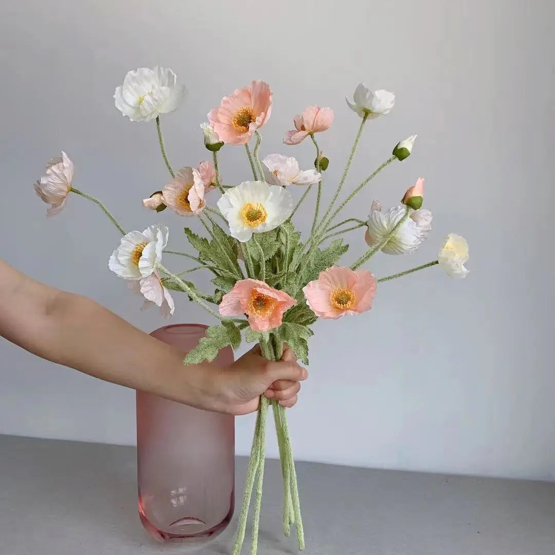 Artificial Poppy Flowers