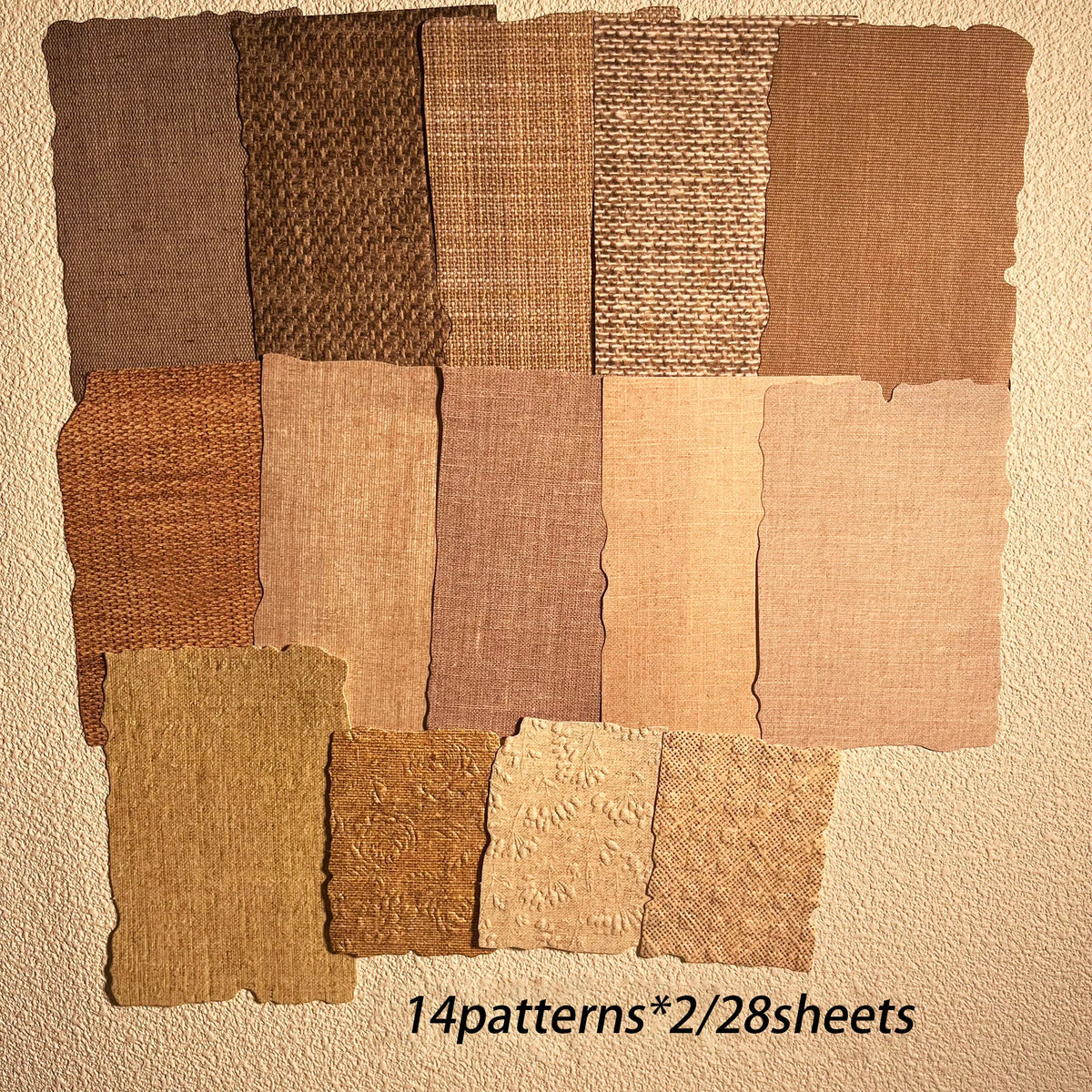 Textured Scrapbook Paper – 28 Sheets
