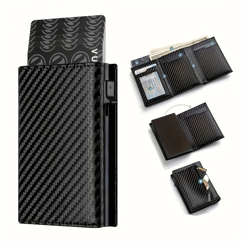Pop-Up Card Holder Wallet with RFID