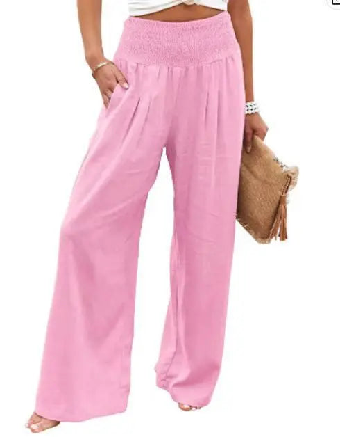 Elegant Linen Cotton Pants