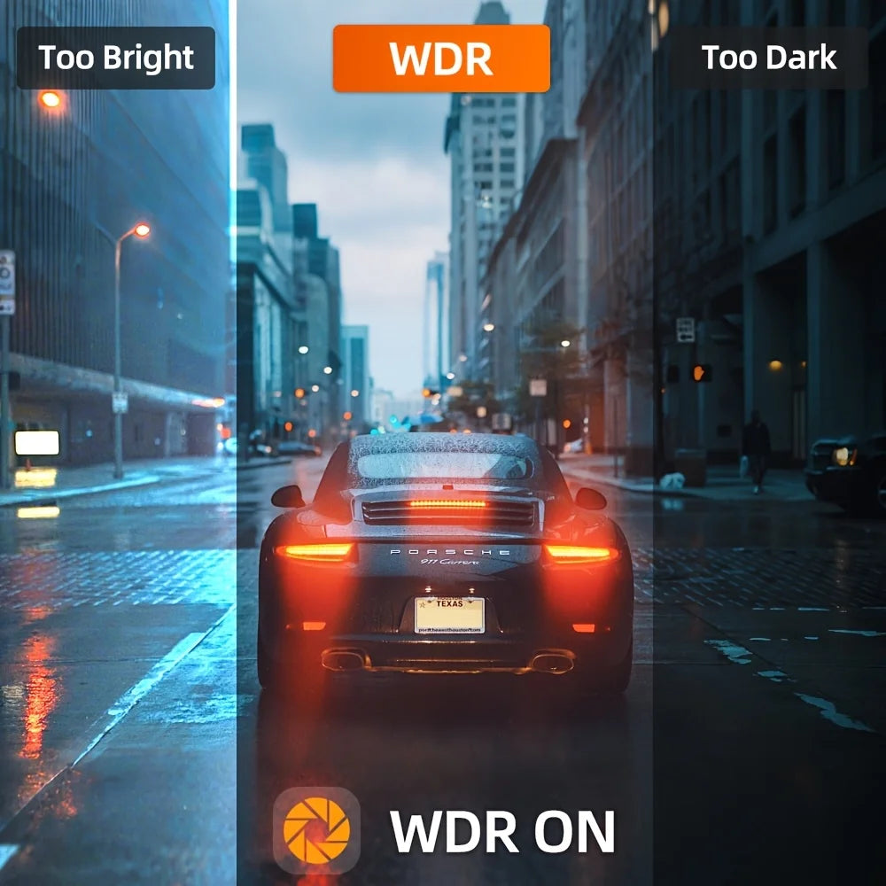📡 4-Channel WiFi Dash Cam