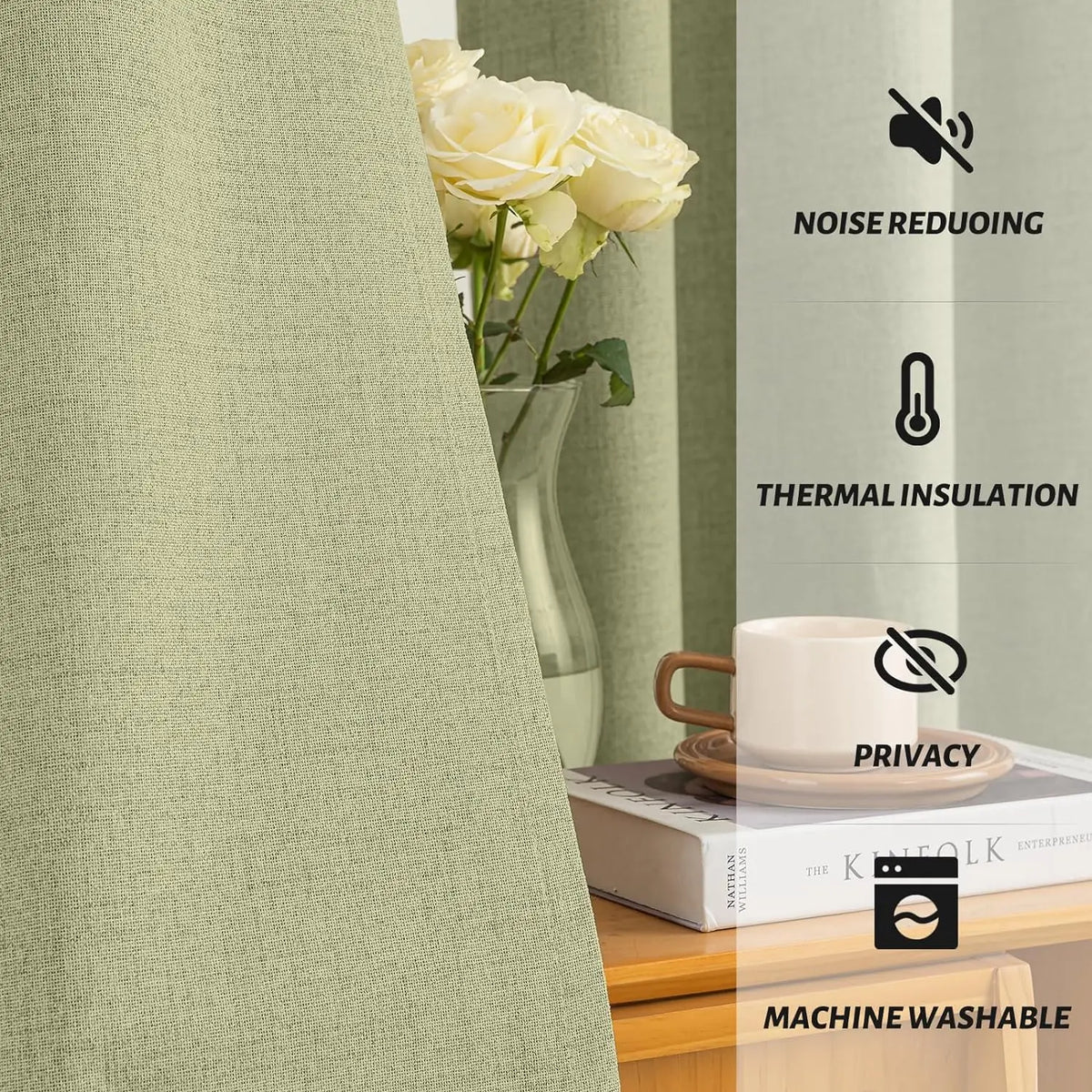 Blackout Curtains – Custom Height