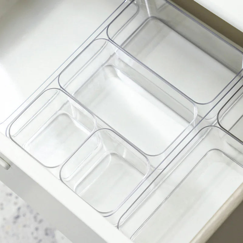 Clear Plastic Drawer Organizer