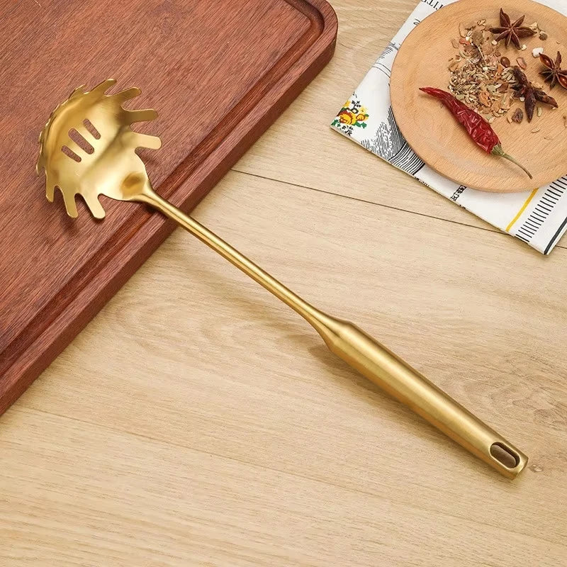 Gold Stainless Steel Kitchen Utensils