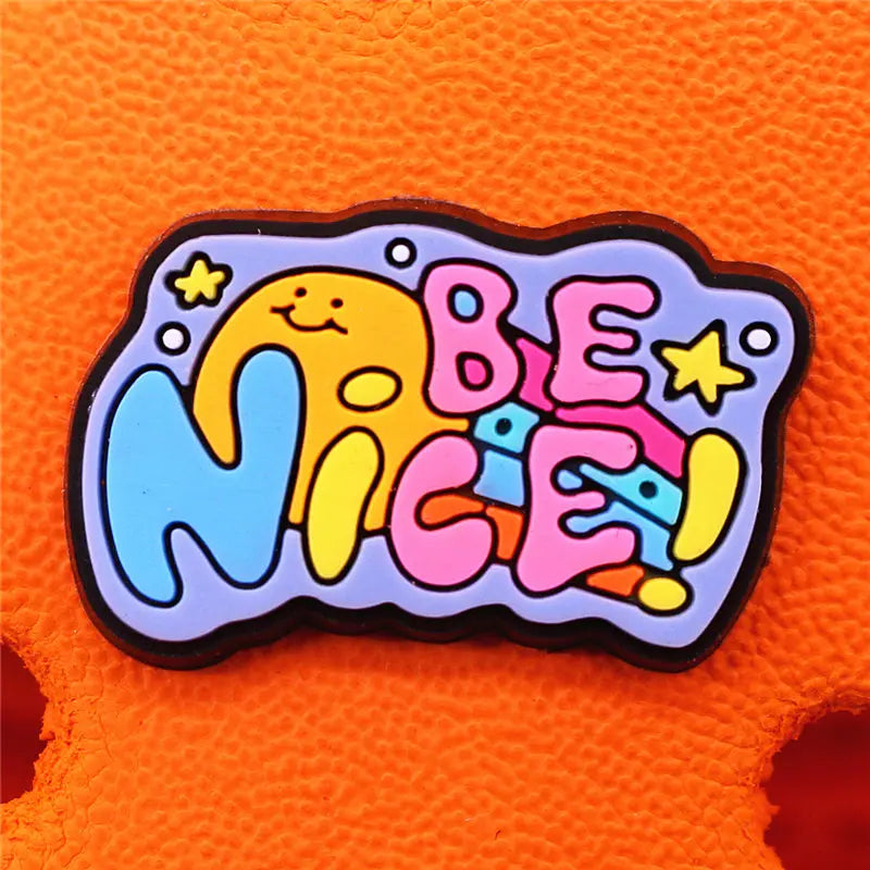 Positive Message Shoe Charms