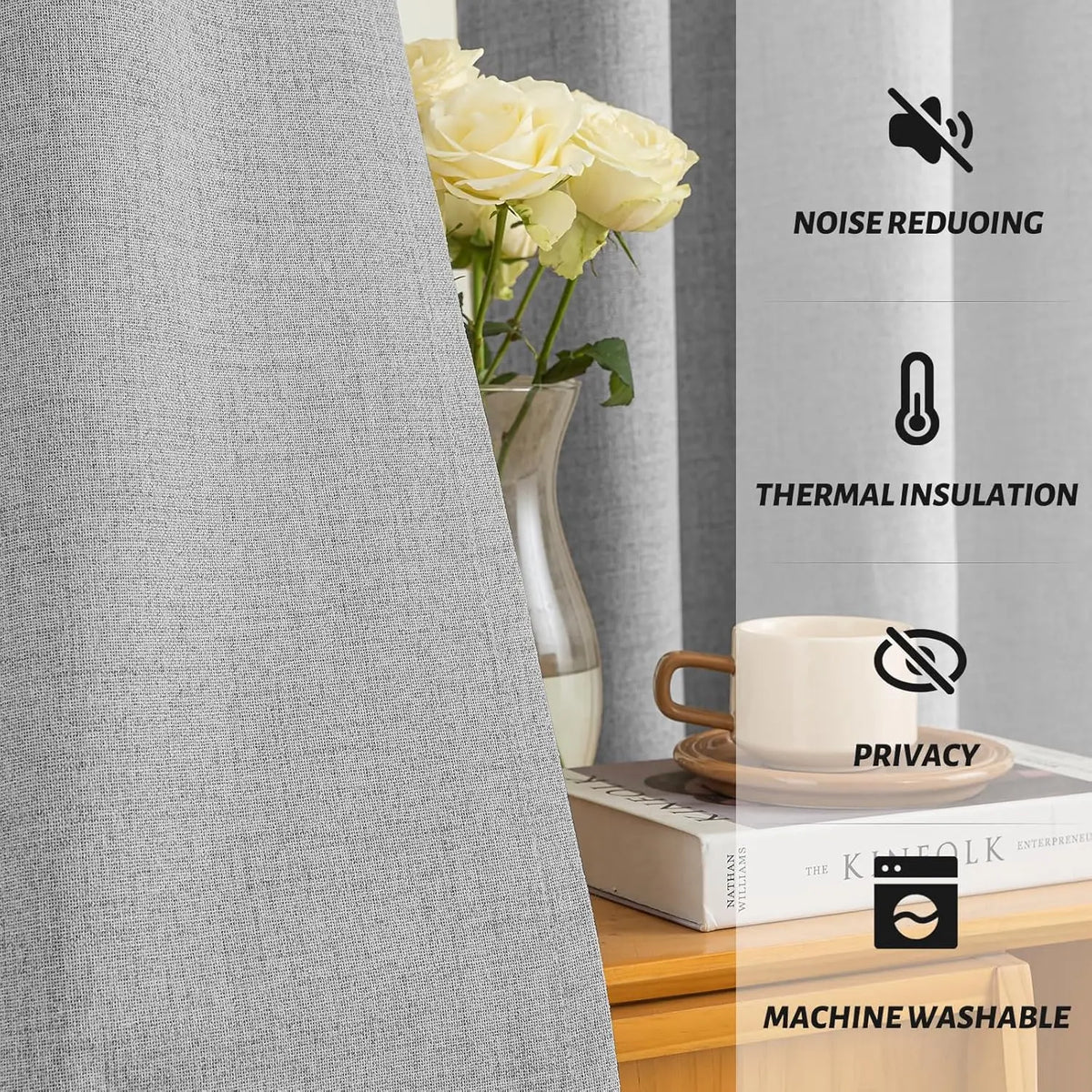 Blackout Curtains – Custom Height