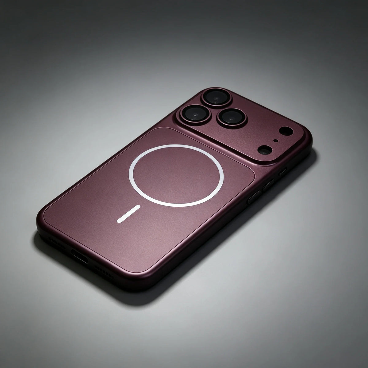 ⚙️ Metal Color Magnetic Charge Rugged Case