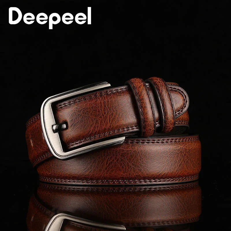 Men's Leather Business Belt