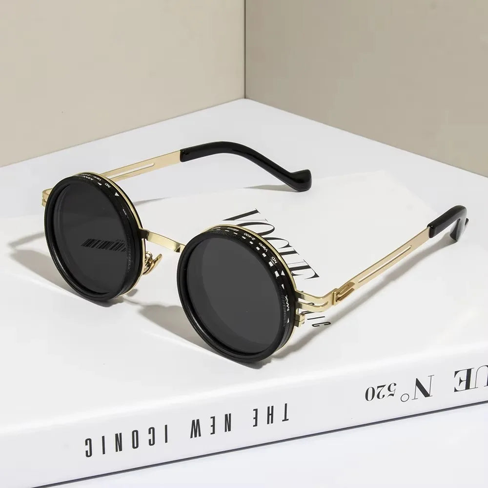 Adjustable Dimming ND Sunglasses with Case