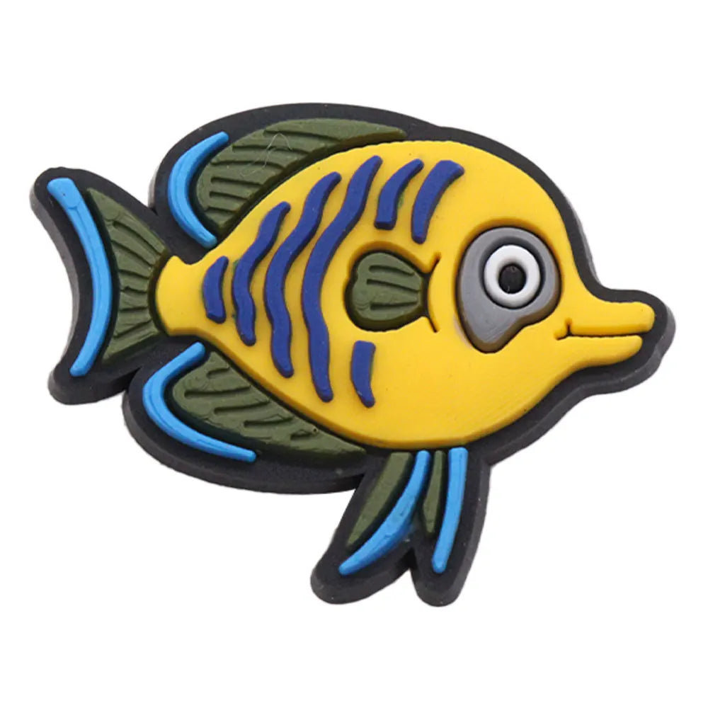 Tropical Fish & Shark Shoe Charms