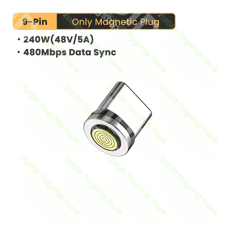 📟 240W Digital Display USB-C Magnetic Adapter