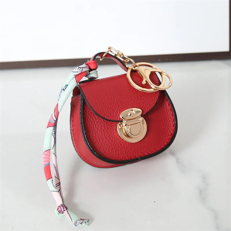 Mini Saddle Bag Keychain