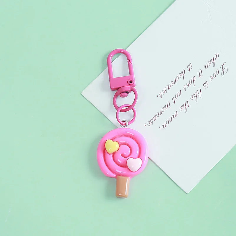 Resin Lollipop Bag Charm