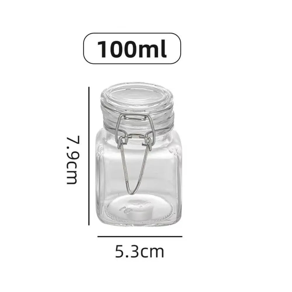 Glass Snap-Seal Storage Jar