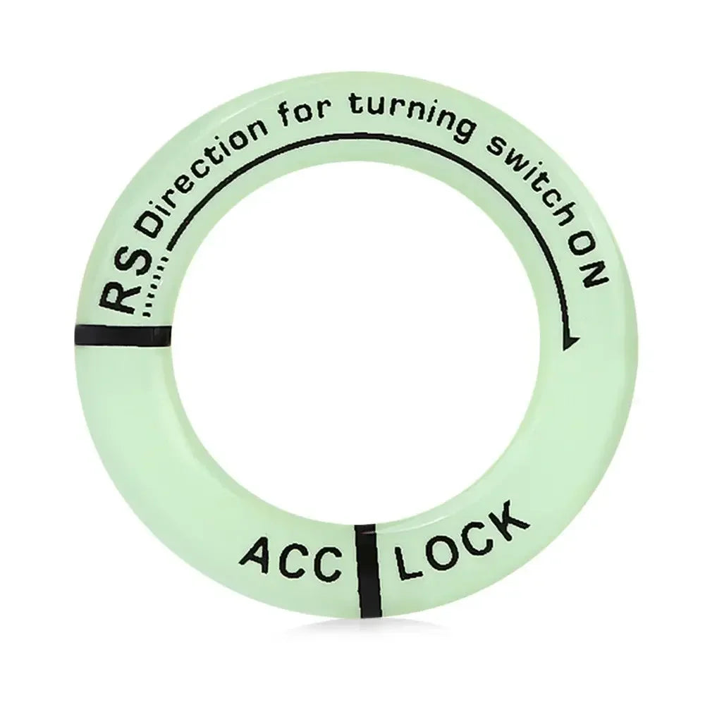 🌟 Luminous Ignition Button Ring Sticker