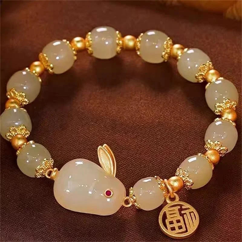 Crystal Butterfly Bead Bracelet