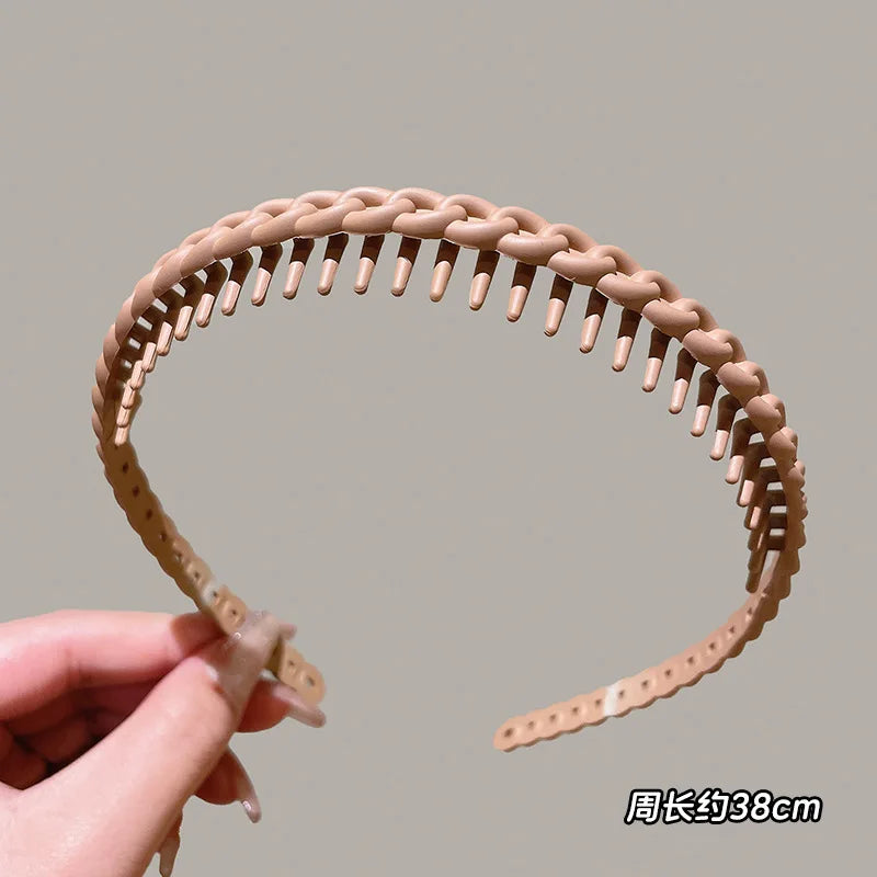 Multicolor Wave Tooth Hairbands