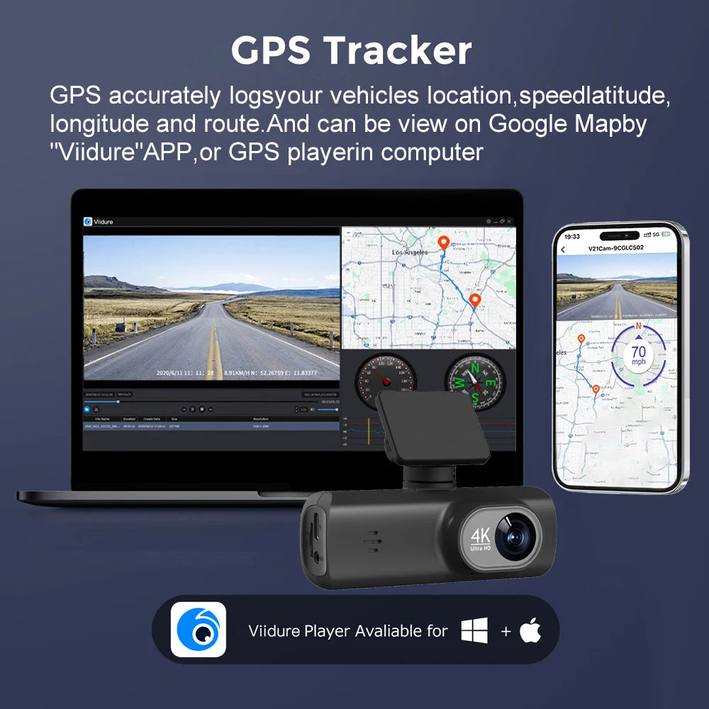 ⭐ Soam 4K Dual Dash Cam
