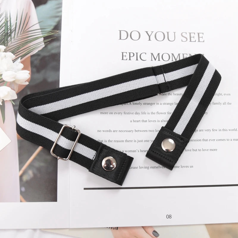 Buckle-Free Stretch Elastic Belt