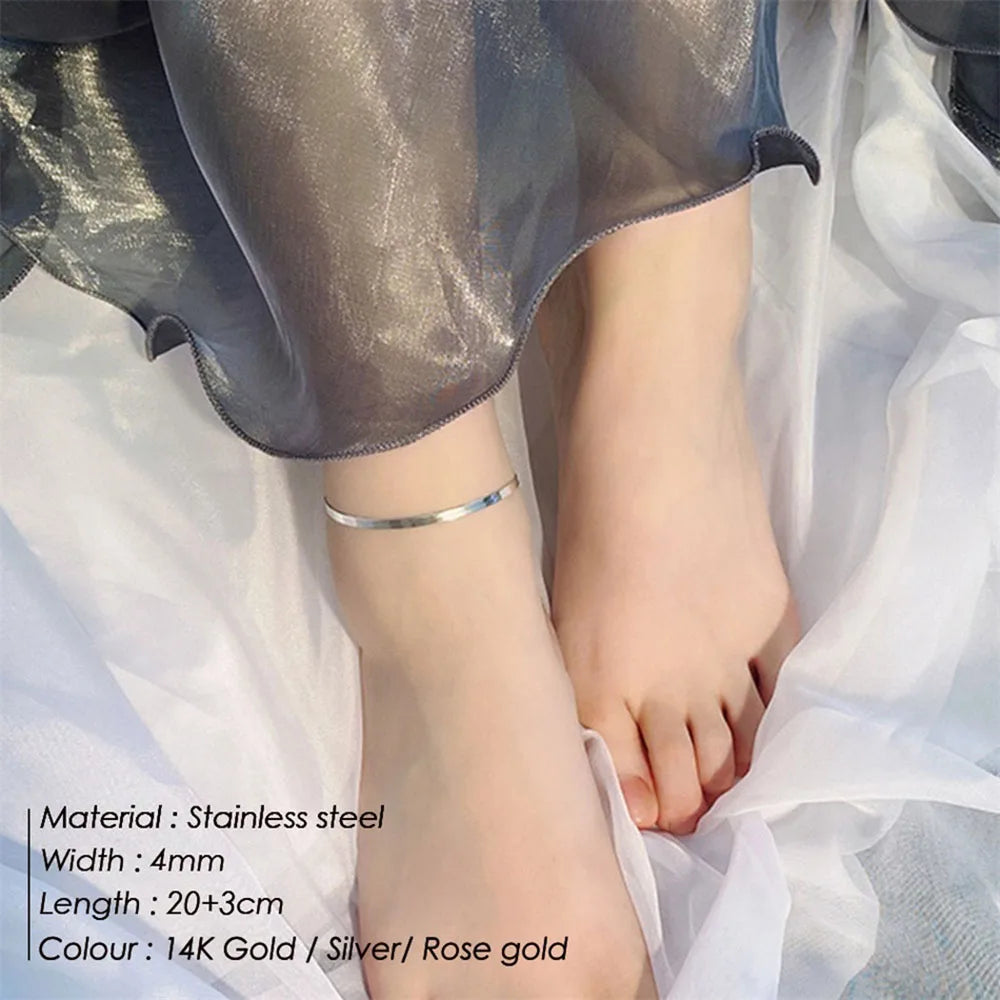 Gold Snake Chain Anklet