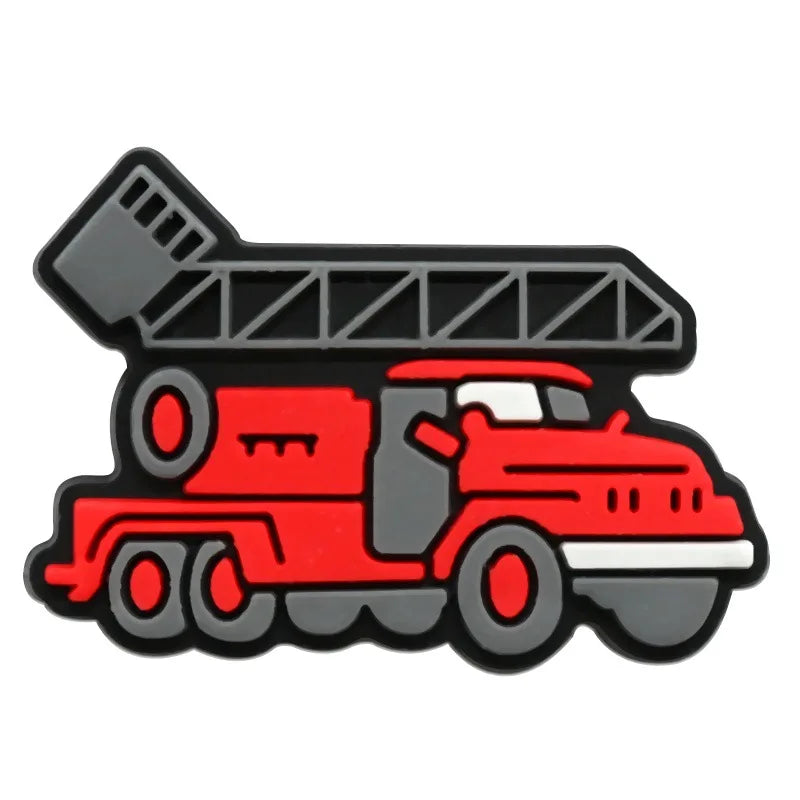 Fire Engine Shoe Charms