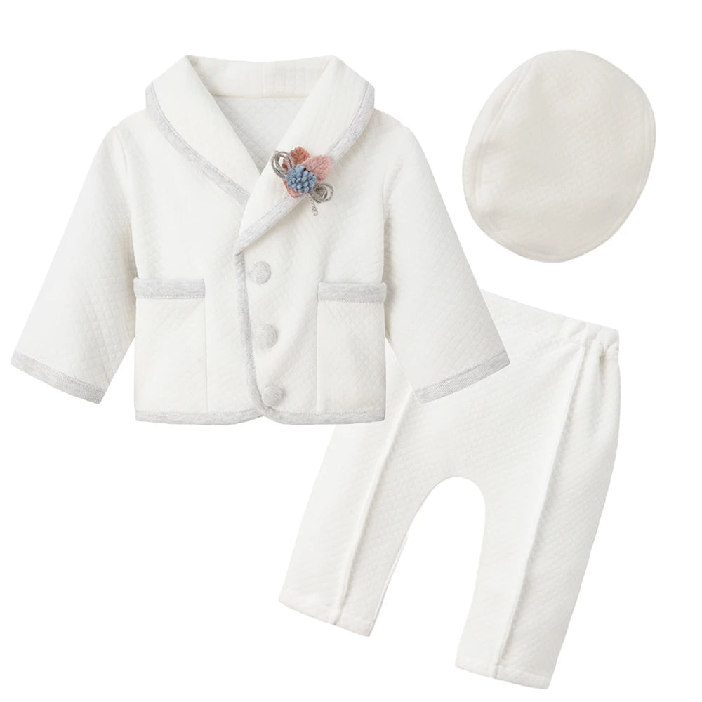 Baby Boy Gentleman Baptism Outfit 0–12M