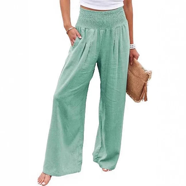 Elegant Linen Cotton Pants