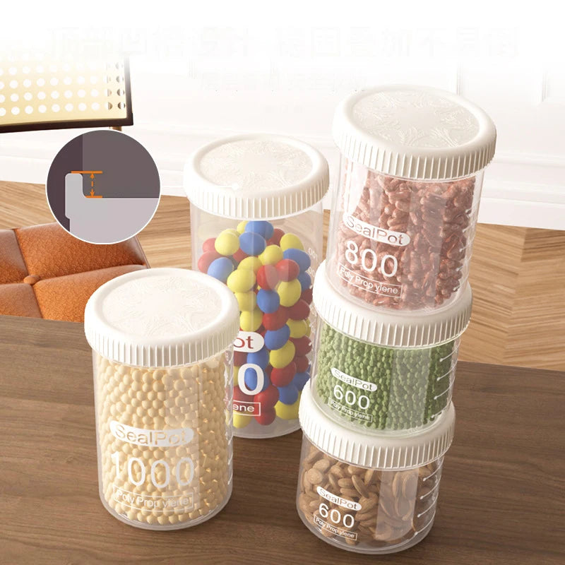 Airtight Swivel-Cap Grain Jar