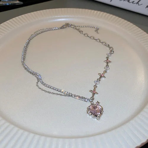 Three-Layer Sterling Silver Necklace