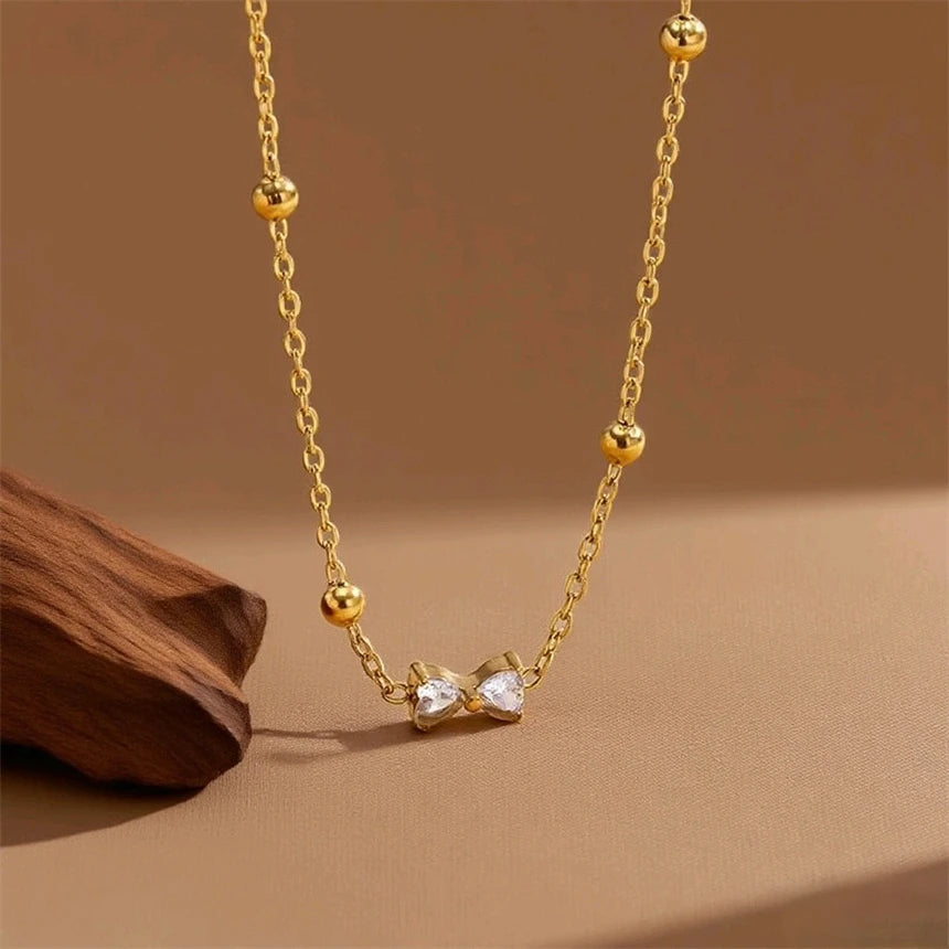 🦋 Butterfly Zircon Jewelry Set
