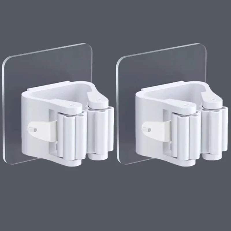 Wall-Mounted Mop & Broom Holder