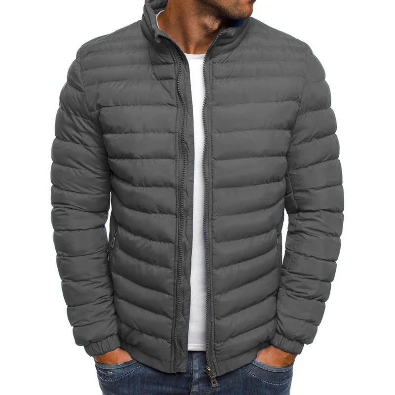 Men's Lightweight Stand Collar Jacket