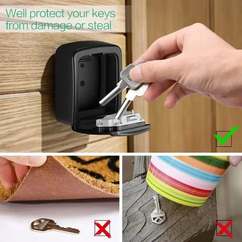 🔐 Metal Key Lock Box