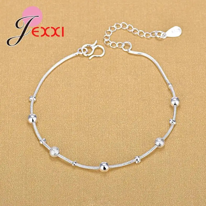 925 Silver Shiny Anklet