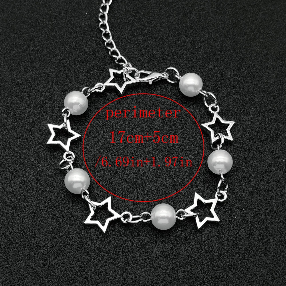 Y2K Star Charm Bracelet