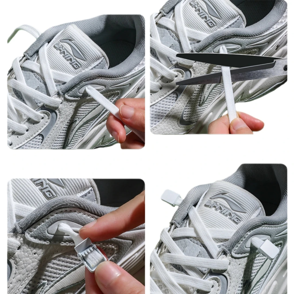 Press Lock No-Tie Shoelaces