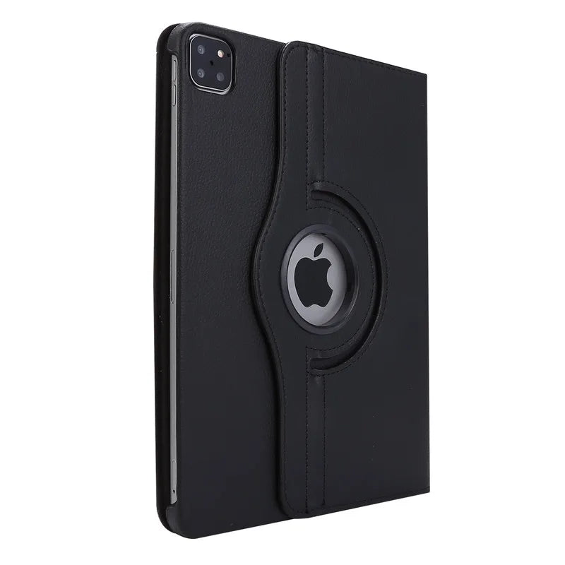 🔄 360° Leather Stand Case