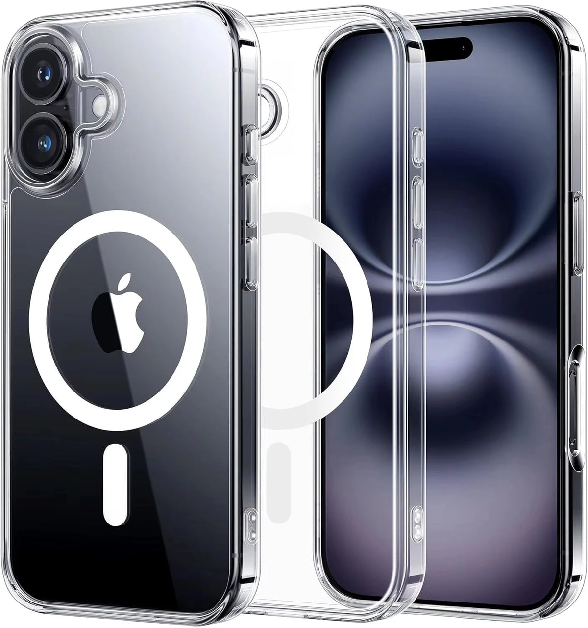 🧲 Magnetic Transparent MagSafe Shockproof Phone Case