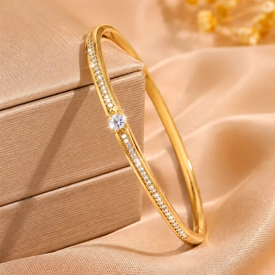 ✨ ZAKOL Sparkling Zircon Bracelet Set