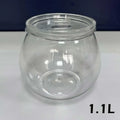 Sealed Plastic Storage Jars