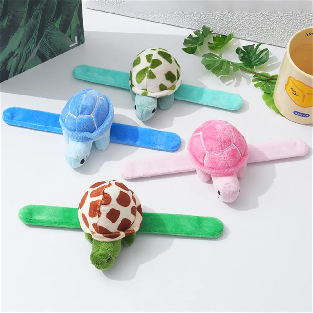 Mini Turtle Plush Slap Bracelet